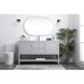 Heath 60 X 21.5 X 35 inch Grey Vanity Sink Set