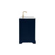 Franklin 60 X 22 X 35 inch Blue Bathroom Vanity Cabinet