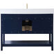 Sinclaire 48 X 22 X 34 inch Blue Vanity Sink Set