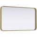 Remy 36 X 20 inch Brass Mirror