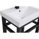Raya 18 X 14 X 34 inch Black and White Vanity Sink Set