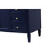 Park Avenue 60 X 22 X 35 inch Blue Vanity Sink Set