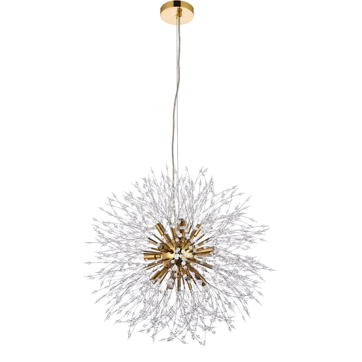 Solace 12 Light 24 inch Gold Pendant Ceiling Light