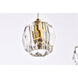 Eren 3 Light 28 inch Gold Linear Pendant Ceiling Light