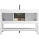 Heath 54 X 21.5 X 35 inch White Vanity Sink Set