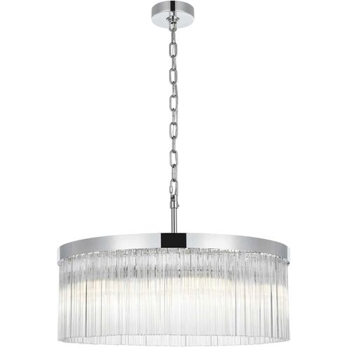 Harlow 6 Light 24 inch Chrome Chandelier Ceiling Light