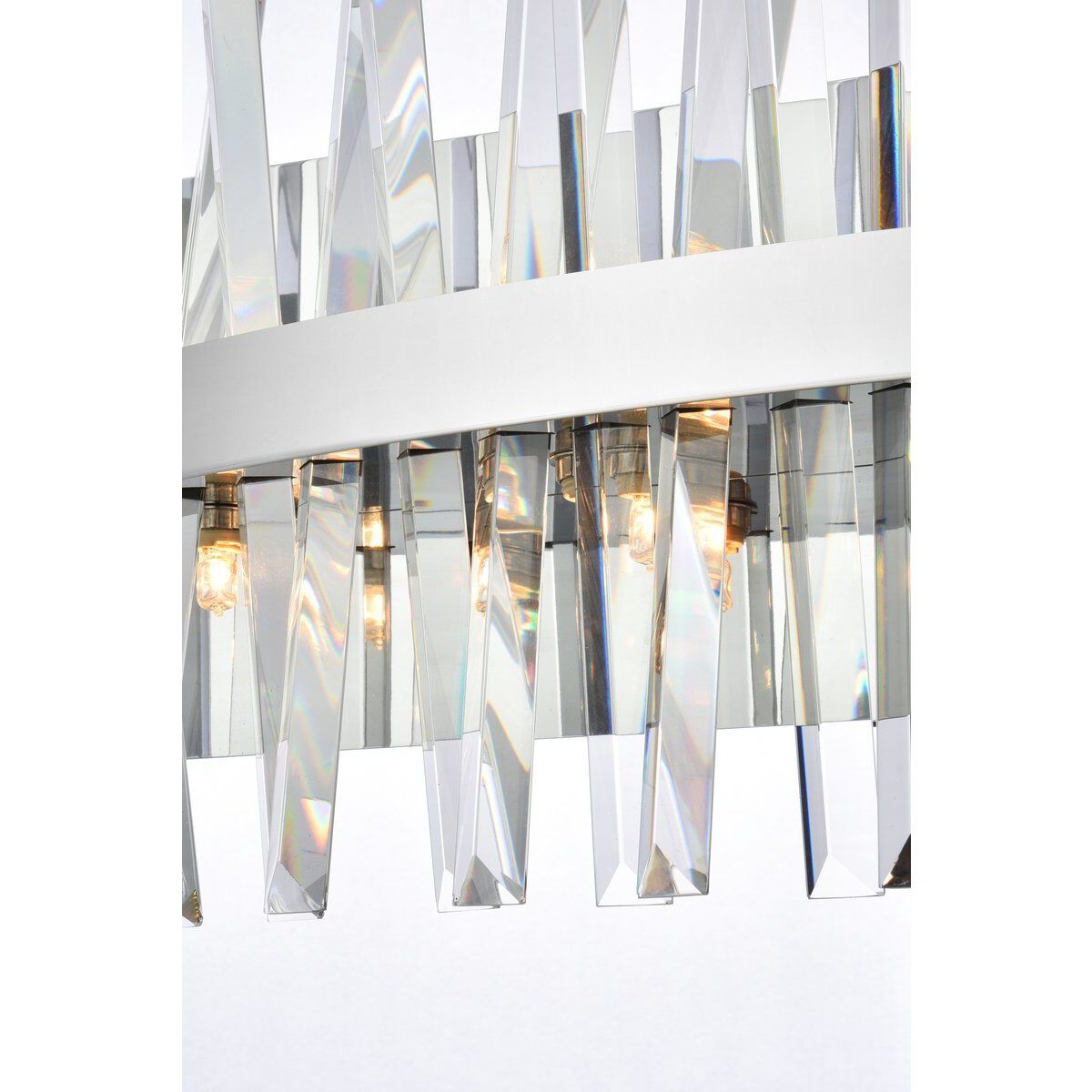 Serephina 8 Light 24 inch Chrome Bath Sconce Wall Light