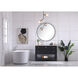 Metropolis 48 X 22 X 34 inch Black Vanity Sink Set