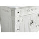 Danville 42 X 21 X 36 inch Antique White Vanity Sink Set