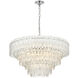 Emilia 10 Light 31 inch Chrome Pendant Ceiling Light