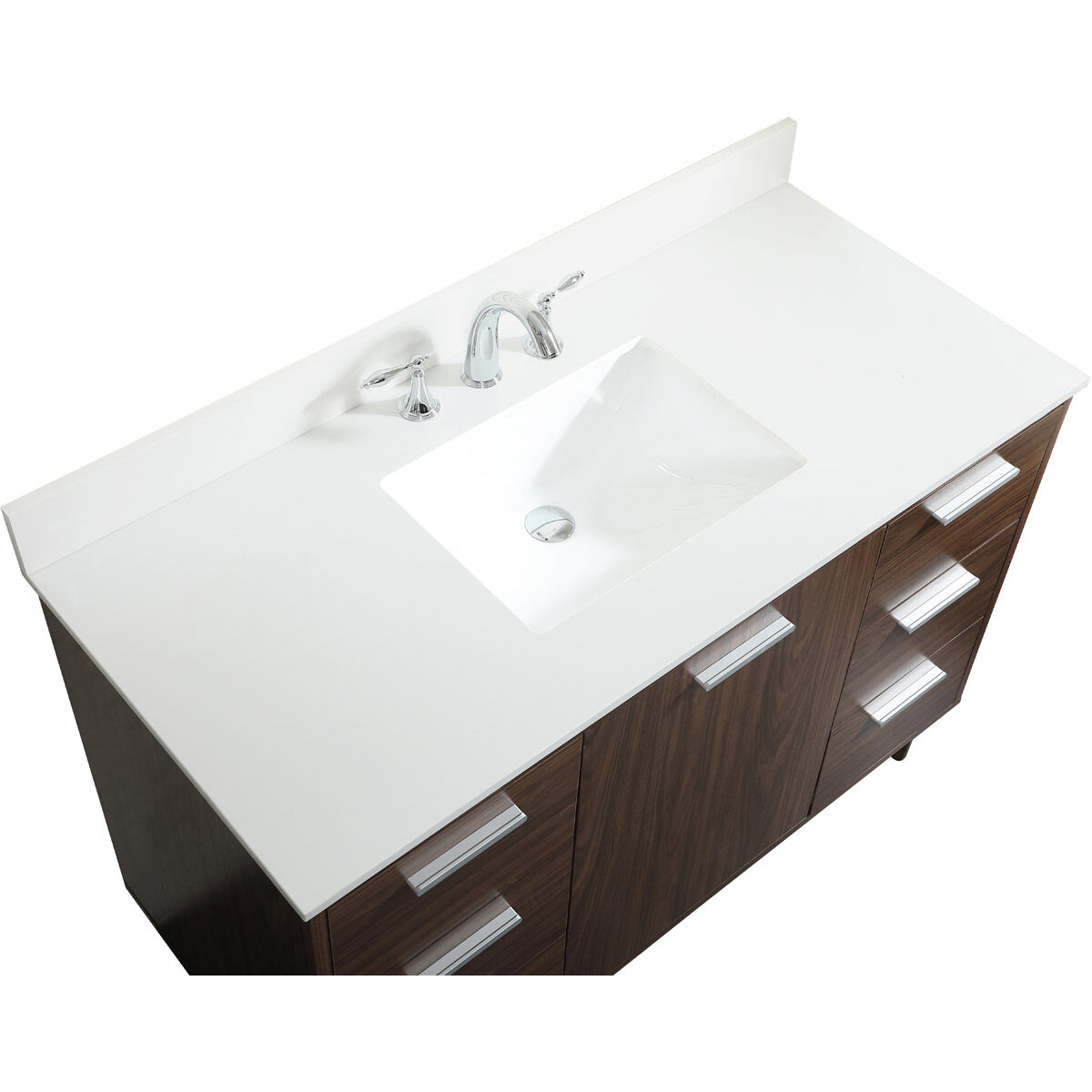 Baldwin 48 X 22 X 34 inch Walnut Vanity Sink Set