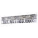 Maxime 7 Light 30 inch Chrome Vanity Light Wall Light in Clear, Royal Cut