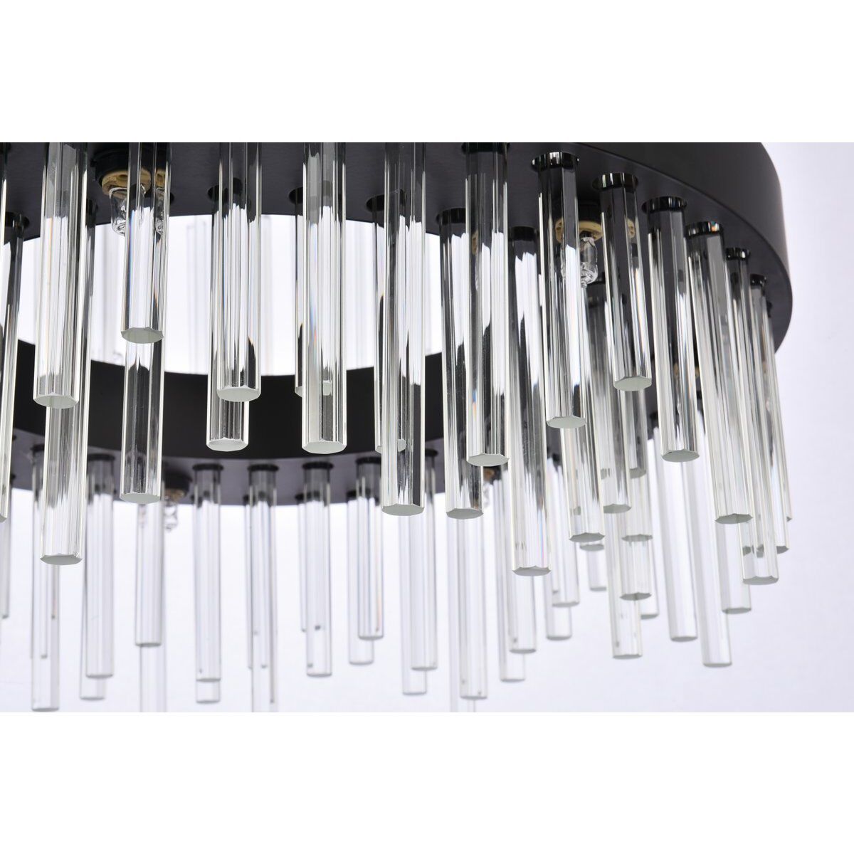 Dallas 14 Light 20 inch Black Pendant Ceiling Light