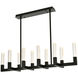 Noemi 10 Light 12 inch Black Pendant Ceiling Light