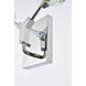 Zayne 2 Light 15 inch Chrome Wall Sconce Wall Light