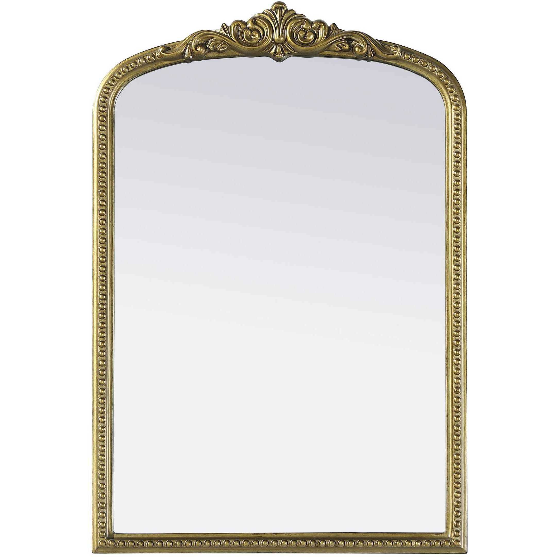 Naomi 36 X 24 inch Antique Brass Mirror