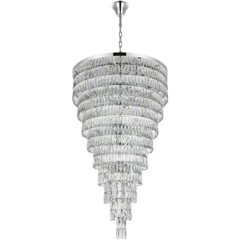 Josephine 61 Light 41 inch Chrome Chandelier Ceiling Light