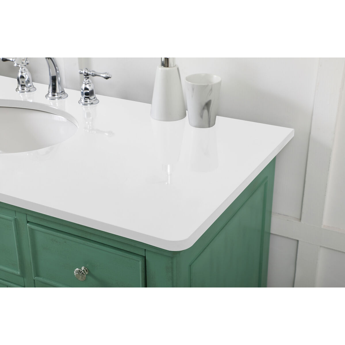 Otto 48 X 21 X 35 inch Vintage Mint Vanity Sink Set