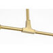 Zayne 6 Light 49 inch Gold Pendant Ceiling Light