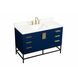 Eugene 48 X 22 X 34 inch Blue Vanity Sink Set