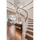 Weston 16 Light 30 inch Black Pendant Ceiling Light