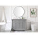 Clarence 48 X 22 X 35 inch Grey Vanity Sink Set
