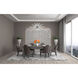 Sienna 10 Light 42 inch Chrome Pendant Ceiling Light