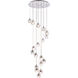 Eren 18 Light 20 inch Chrome Pendant Ceiling Light