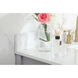 Larkin 42 X 22 X 34 inch Grey Vanity Sink Set in Gray