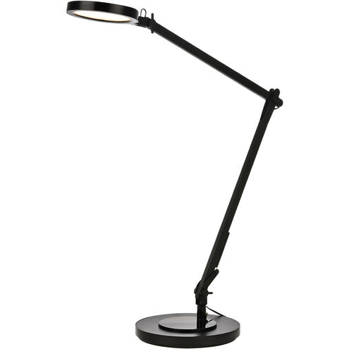 Illumen 35 inch 10 watt Black LED Desk Lamp Portable Light, with USB Port