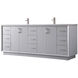 Hayes 84 X 22 X 35 inch Grey Vanity Sink Set