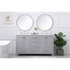 Irene 60 X 22 X 34 inch Gray Vanity Sink Set