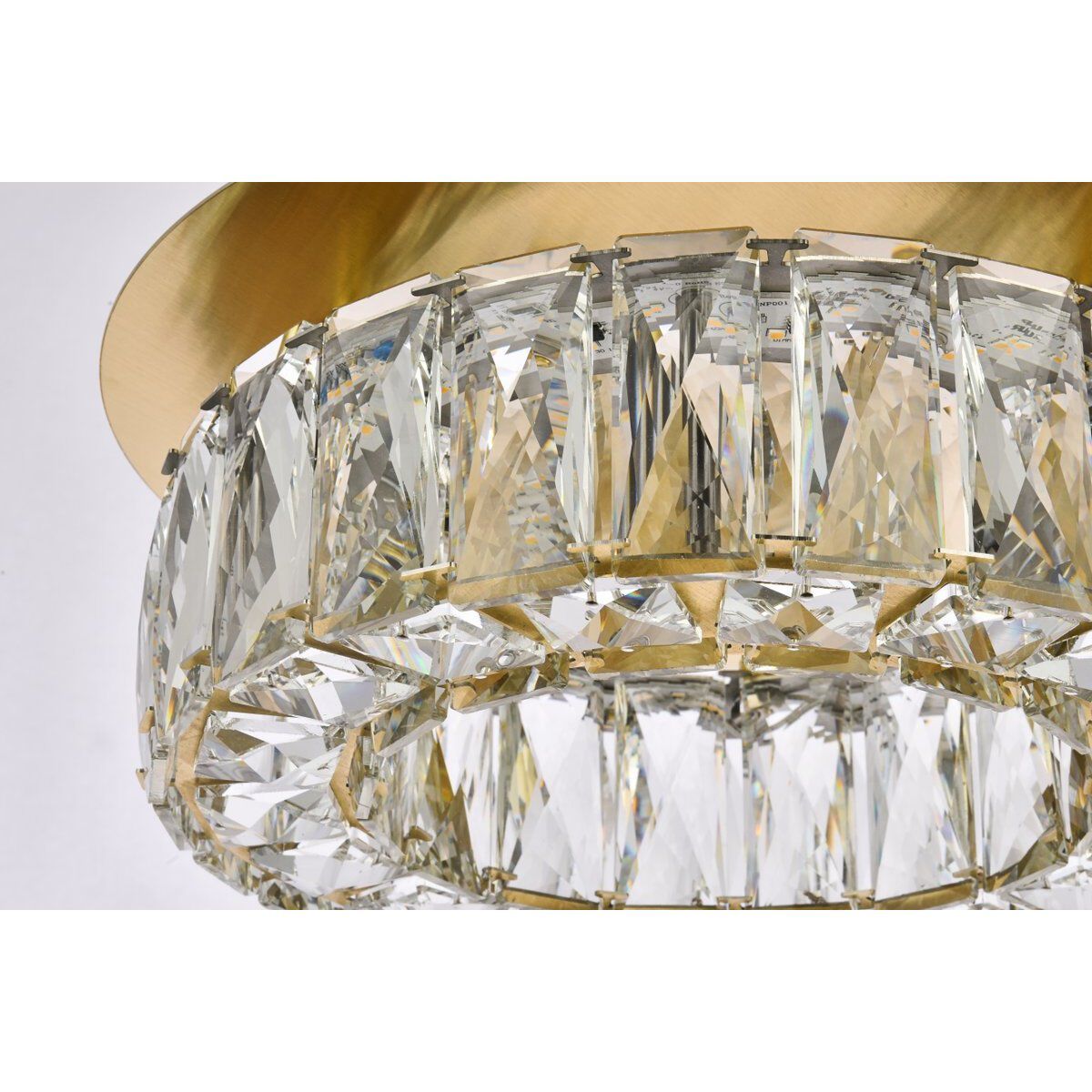 Monroe 1 Light 12 inch Gold Flush Mount Ceiling Light