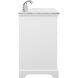 Americana 72 X 22 X 35 inch White Vanity Sink Set