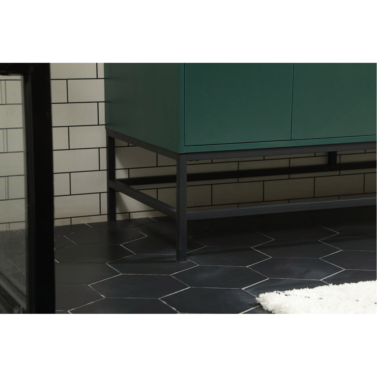 Eugene 60 X 22 X 33.5 inch Green Vanity Sink Set