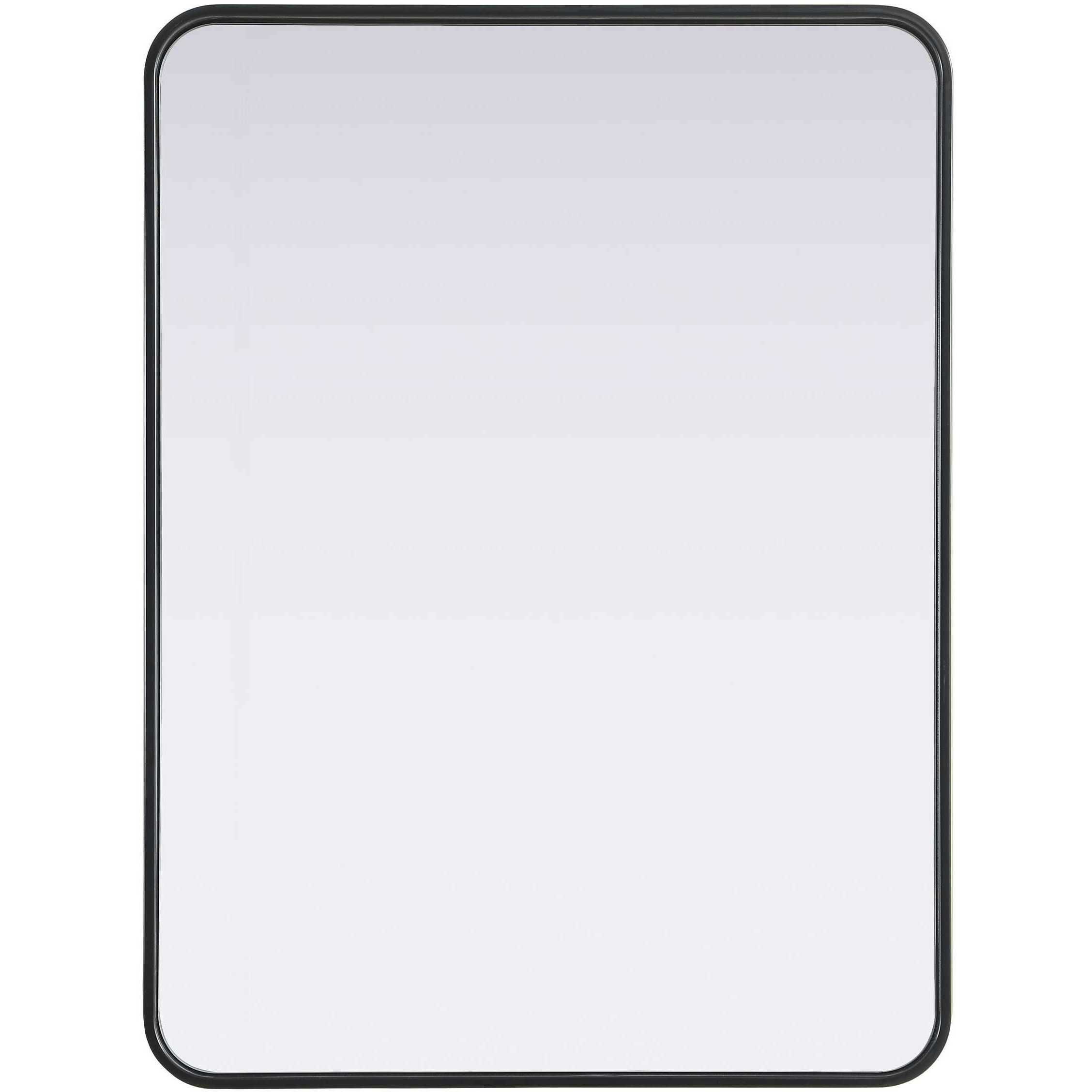 Remy 32 X 24 inch Black Mirror