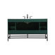 Eugene 60 X 22 X 34 inch Green Vanity Sink Set