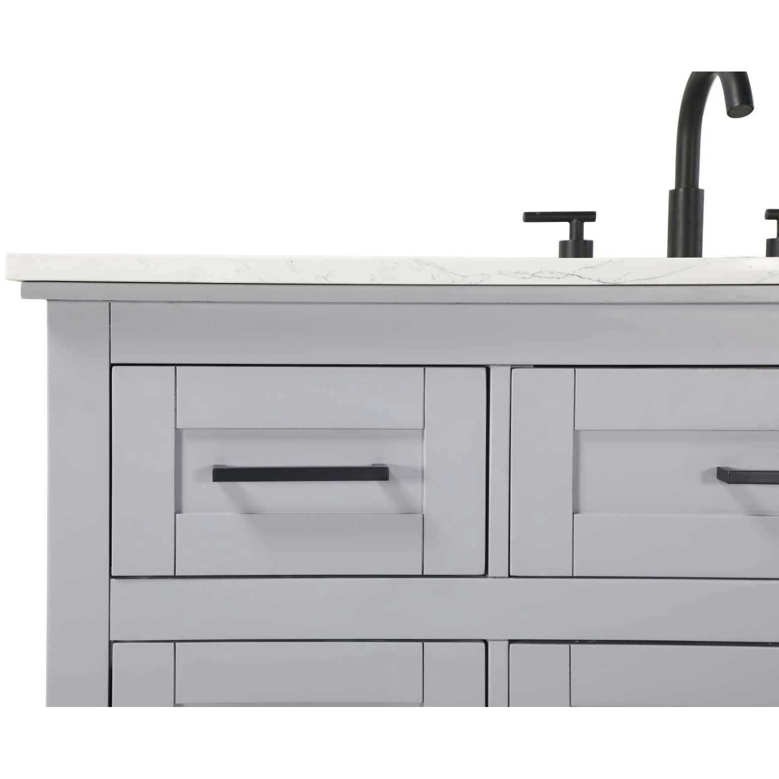 Remington 48 X 35 inch Grey Bathroom Vanity Cabinet