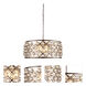 Madison 6 Light 25 inch Polished Nickel Pendant Ceiling Light in Clear, Urban Classic