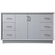 Hayes 60 X 22 X 35 inch Grey Vanity Sink Set