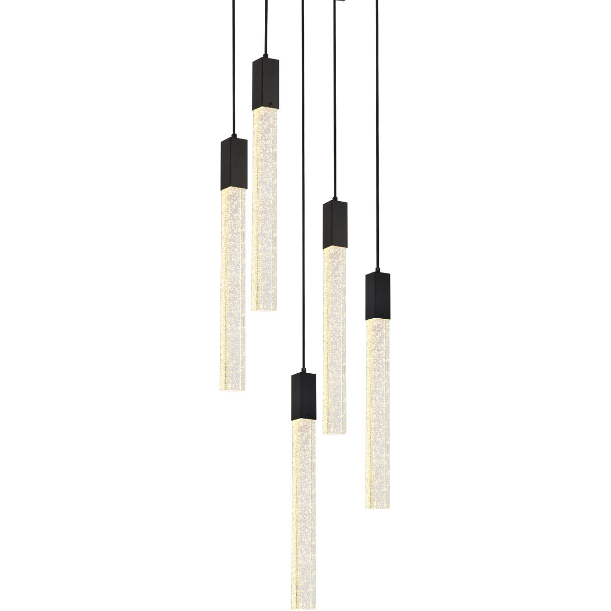 Weston 5 Light 16 inch Black Pendant Ceiling Light