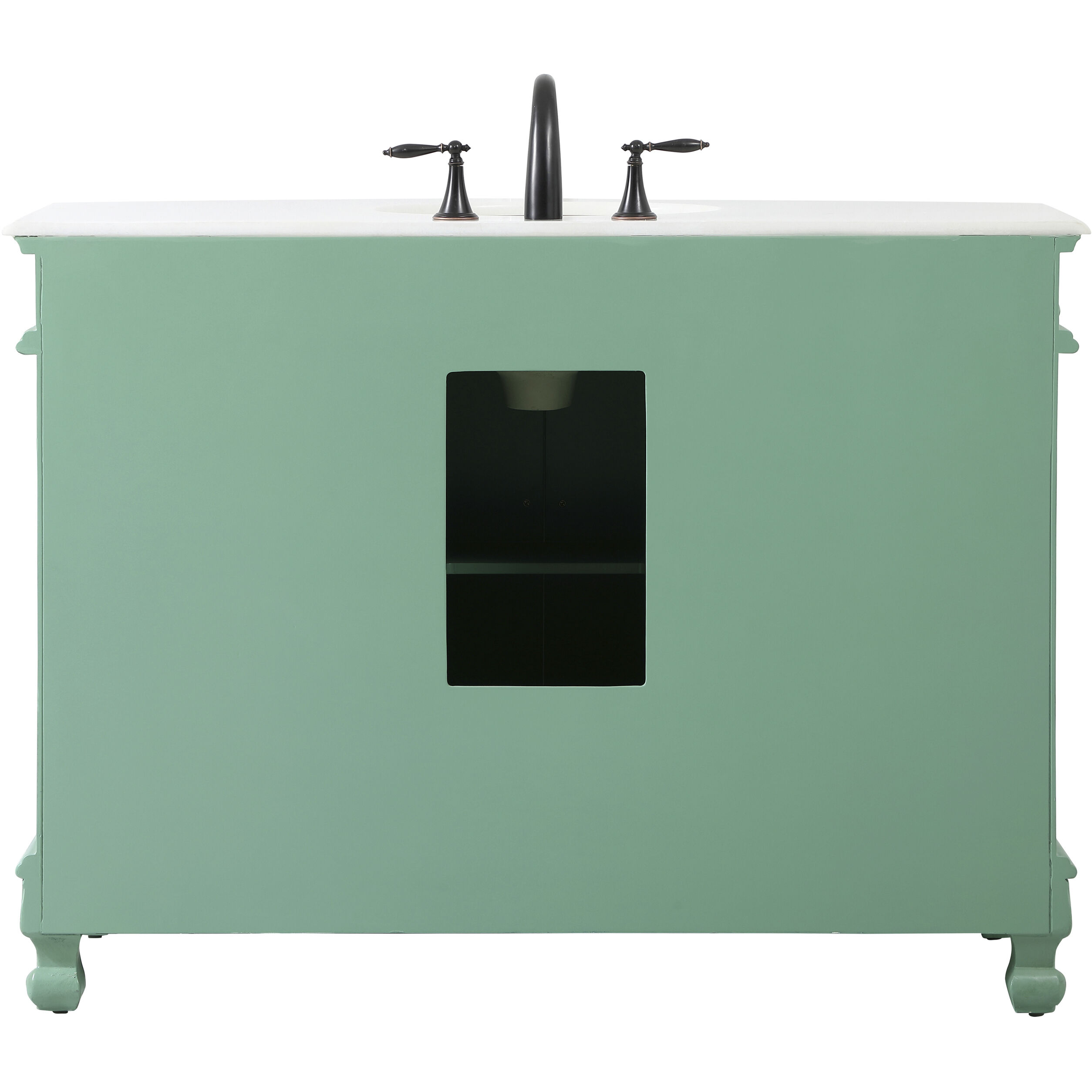 Bordeaux 48 X 22 X 36 inch Vintage Mint Vanity Sink Set