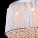 Influx 14 Light 24 inch Chrome Flush Mount Ceiling Light