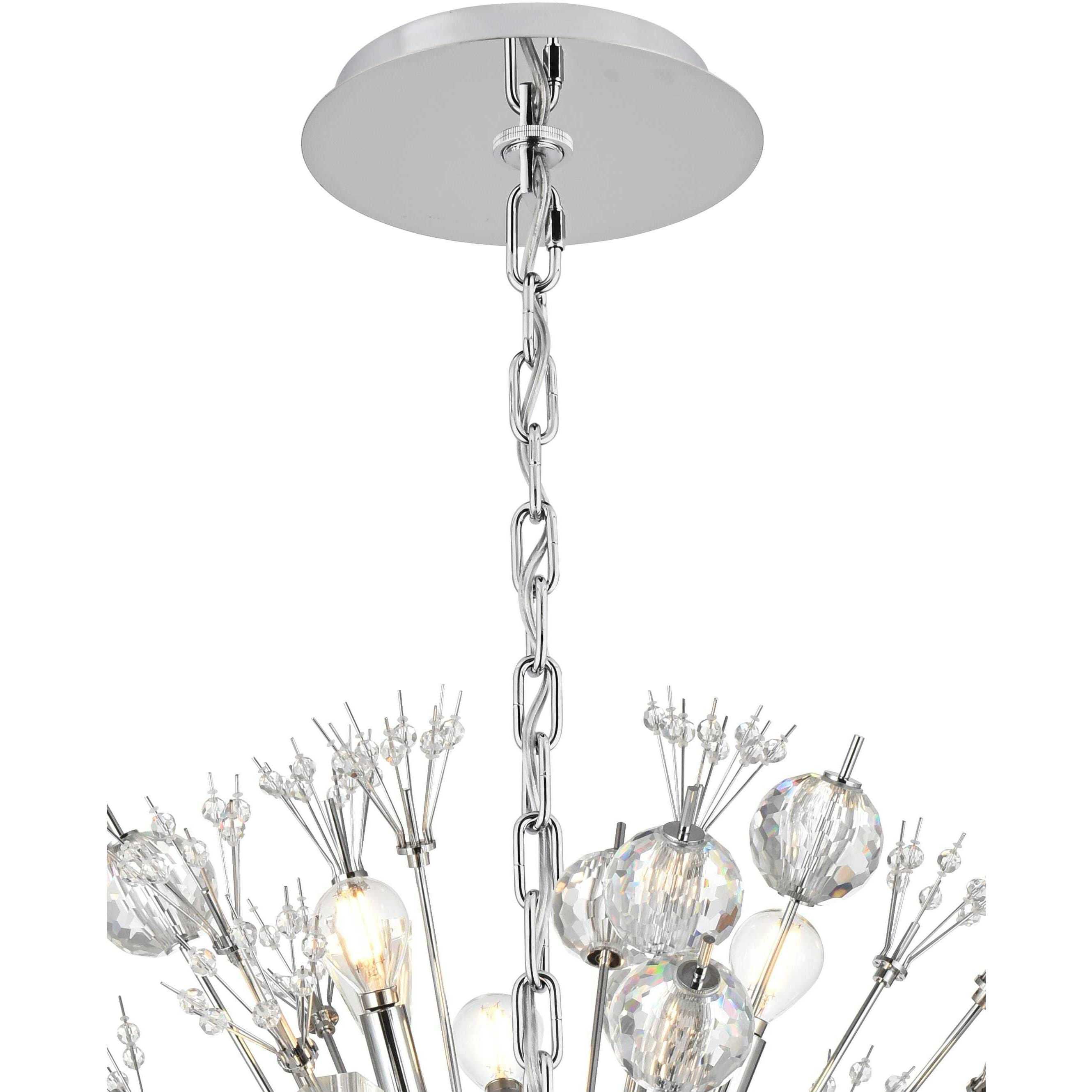 Vera 18 Light 32 inch Chrome Pendant Ceiling Light