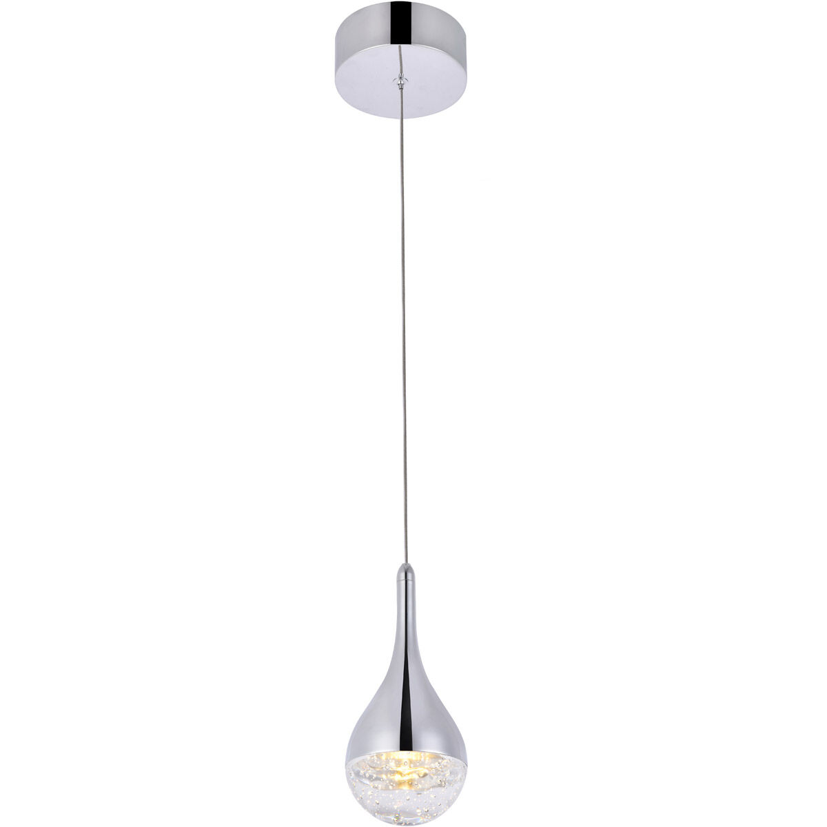 Amherst LED 5 inch Chrome Pendant Ceiling Light