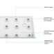 Laredo Glossy White Shower Base