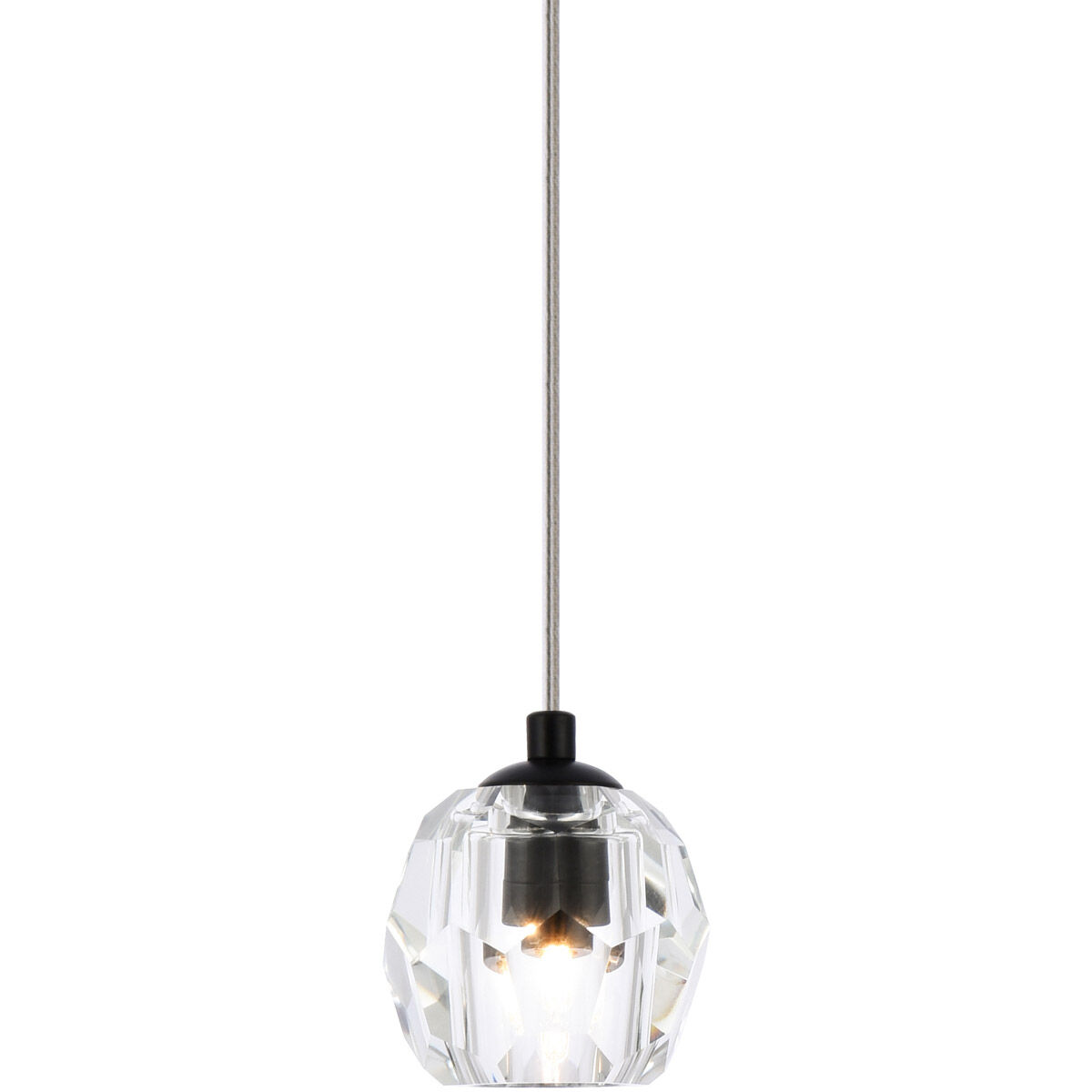 Eren 1 Light 6 inch Black Pendant Ceiling Light