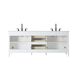 Millie 84 X 35 inch White Bathroom Vanity Cabinet