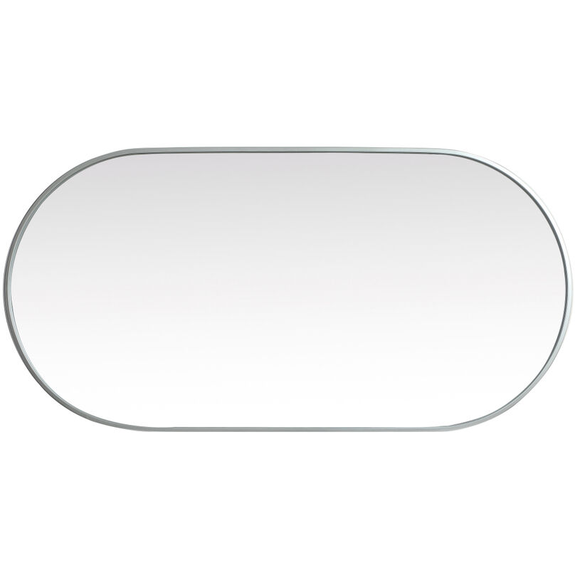 Asha 48 X 24 inch Silver Mirror in 24 x 48