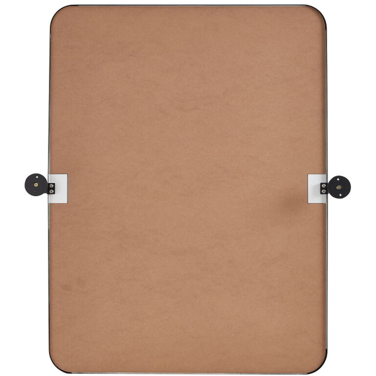 Everly 32 X 24 inch Black Mirror